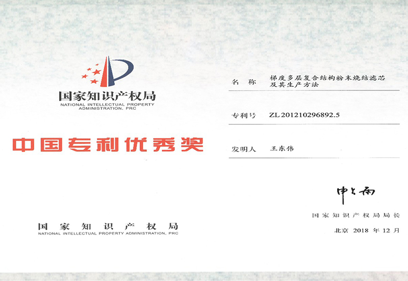 Berae Awarded U.S. Patent and China National Excellent Patent Award